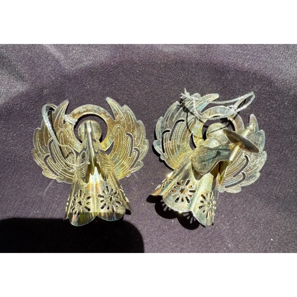Godinger Silver Art Angel Christmas Ornament Musical Angel -OR3 - Picture 1 of 10